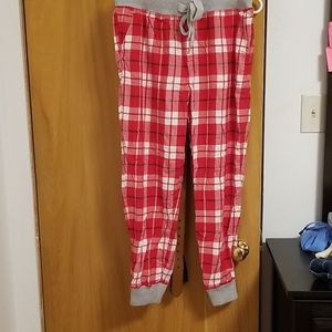 Aerie Plaid jogges